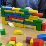 bridge out of blocks